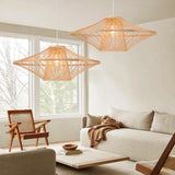 Load image into Gallery viewer, Handmade Bamboo Pendant Light Artistic Chandelier Home Decor