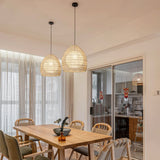 Load image into Gallery viewer, Simple Basket Rattan Wicker Pendant Light Lampshade