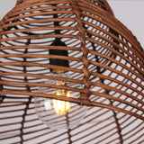 Load image into Gallery viewer, Conch Wicker Lamp Handmade Rattan Light Bamboo Lampshade