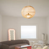 Load image into Gallery viewer, Traditional Bamboo Pendant Artistic Suspension Hanging Light Fixture