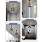 Load image into Gallery viewer, Vintage Bubble Glass Ceiling Light