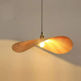 Load image into Gallery viewer, Bamboo Lotus Leaf Shaped Pendant Light