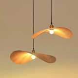 Load image into Gallery viewer, Bamboo Lotus Leaf Shaped Pendant Light