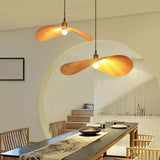 Load image into Gallery viewer, Bamboo Lotus Leaf Shaped Pendant Light