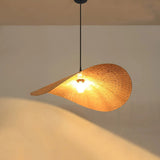 Load image into Gallery viewer, Bamboo Lotus Leaf Shaped Pendant Light