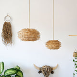 Load image into Gallery viewer, Rattan Lamp Shade Rustic Pendant Light Woven Lamp Chandelier