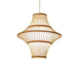Load image into Gallery viewer, Bamboo Chandelier Retro Lantern Lamp Weaving Pendant Light Shade