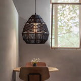 Load image into Gallery viewer, Rattan Pendant Lamp Retro Hanging Lights Rope Lampshade