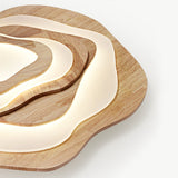 Load image into Gallery viewer, Flower Wood Ceiling Light Hardwired Wood Ceiling Lamp