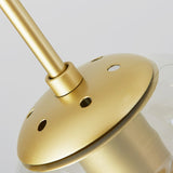 Load image into Gallery viewer, Glass Pendant Light Bubble Spiral Staircase Ball Brass Chandelier