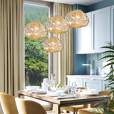 Load image into Gallery viewer, Glass Bubble Chandelier Nordic Globe Minimalist Stair Pendant Lights