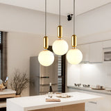 Load image into Gallery viewer, Modern Kitchen Pendant Light Unique Brass Ceiling Light