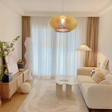 Load image into Gallery viewer, Wood Pendant Light Globe Wooden Light Fixture