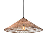 Load image into Gallery viewer, Rustic Pendant Light Umbrella Wicker Lampshade