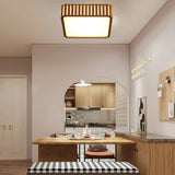 Load image into Gallery viewer, Square Wood Ceiling Light Led Wood Pendant Lamp