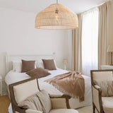 Load image into Gallery viewer, Natural Woven Lamp Shade Wicker Pendant Light