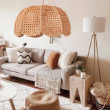 Load image into Gallery viewer, Vintage Handcraft Rattan Light Chandelier Lighting