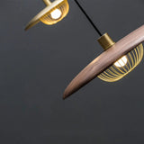 Load image into Gallery viewer, Mid-century Elegant Wooden Ceiling Lighting