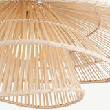 Load image into Gallery viewer, Bamboo Cloak Pendant Light Wicker Chandelier