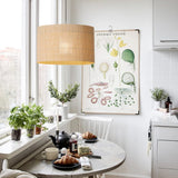 Load image into Gallery viewer, Japanese Style Pendant Light Bamboo Lantern Pendant Lamp