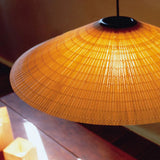 Load image into Gallery viewer, Japanese Style Pendant Light Bamboo Lantern Pendant Lamp