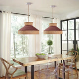 Load image into Gallery viewer, Nordic Pendant Light Drum Fabric Lamp fixtures