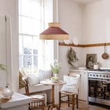 Load image into Gallery viewer, Nordic Pendant Light Drum Fabric Lamp fixtures