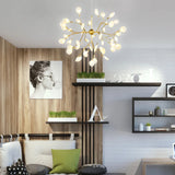 Load image into Gallery viewer, Modern Semi Flush Mount Pendant Light Luxurious Mid Century Firefly Ceiling Lamp