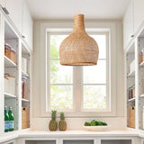 Load image into Gallery viewer, Coastal Pendant Lighting Bamboo Woven Hanging Lamp