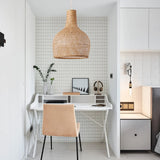 Load image into Gallery viewer, Coastal Pendant Lighting Bamboo Woven Hanging Lamp