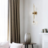 Load image into Gallery viewer, Green/Clear Glass Globe Wall Sconce Lamp Minimalist