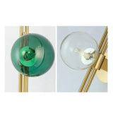 Load image into Gallery viewer, Green/Clear Glass Globe Wall Sconce Lamp Minimalist