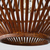 Load image into Gallery viewer, Country Retro Restaurant Chandelier Industrial Bamboo Braided Lantern