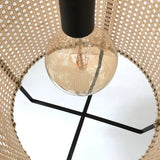 Load image into Gallery viewer, Boho Rattan Pendant Light Fixture Modern Rustic Chandelier Jute Rope Home Decor
