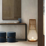 Load image into Gallery viewer, Bamboo Fish Trap Standing Light Floor Lamp