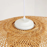 Load image into Gallery viewer, Floppy Hat Bamboo Pendant Light Woven Lampshade