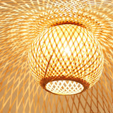 Load image into Gallery viewer, Floppy Hat Bamboo Pendant Light Woven Lampshade