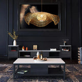 Load image into Gallery viewer, Floppy Hat Bamboo Pendant Light Woven Lampshade