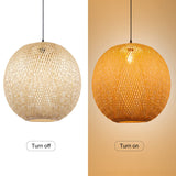 Load image into Gallery viewer, Rattan Pendant Lights Hand-Woven Boho Basket Lampshade