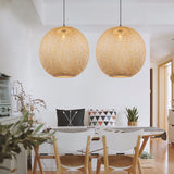 Load image into Gallery viewer, Rattan Pendant Lights Hand-Woven Boho Basket Lampshade