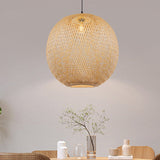 Load image into Gallery viewer, Rattan Pendant Lights Hand-Woven Boho Basket Lampshade