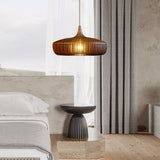 Load image into Gallery viewer, Natural Wood Pendant Lights Over Kitchen Island