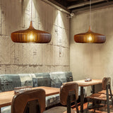 Load image into Gallery viewer, Natural Wood Pendant Lights Over Kitchen Island