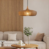 Load image into Gallery viewer, Natural Wood Pendant Lights Over Kitchen Island