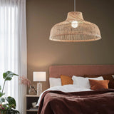 Load image into Gallery viewer, Rattan Woven Bowl Pendant Lights