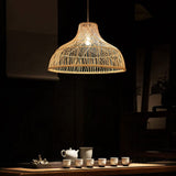Load image into Gallery viewer, Rattan Woven Bowl Pendant Lights