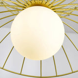 Load image into Gallery viewer, Creative Nordic Straw Hat Ceiling Lights