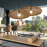 Load image into Gallery viewer, Hand Woven Pendant Light Rattan Lantern Lampshade
