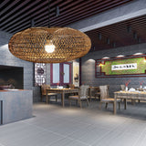 Load image into Gallery viewer, Hand Woven Pendant Light Rattan Lantern Lampshade
