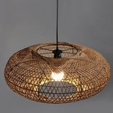 Load image into Gallery viewer, Hand Woven Pendant Light Rattan Lantern Lampshade